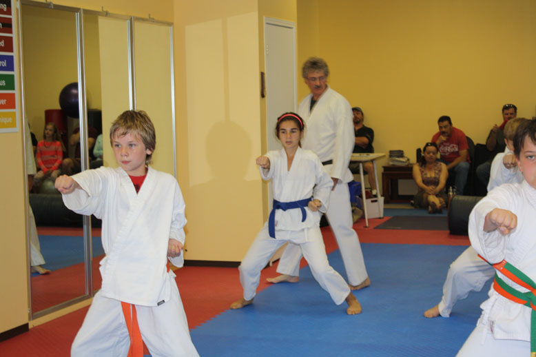 picture of kids training